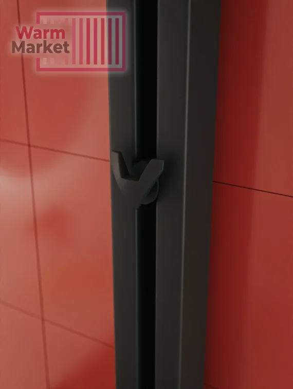 Axxinot Cardea 60х30 VE - вертикальный электрический радиатор высотой 1750 мм, 6 секций