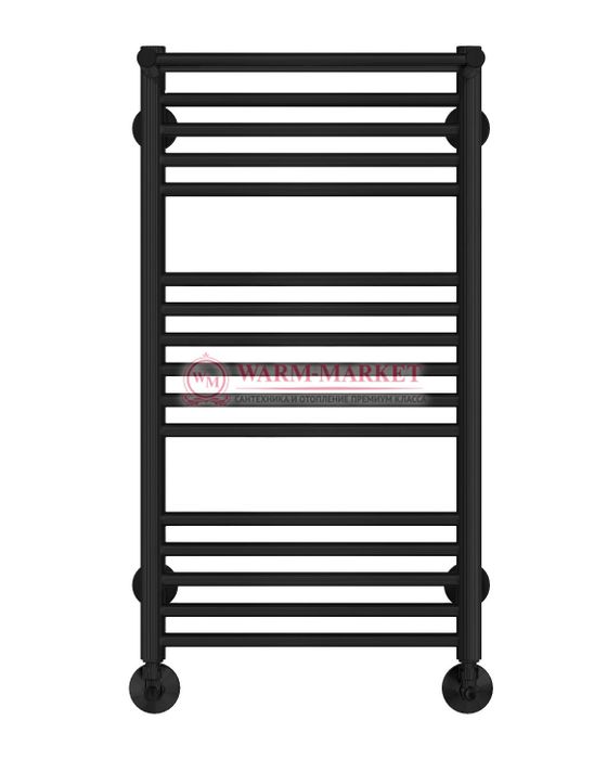Полотенцесушитель электрический черный с полкой