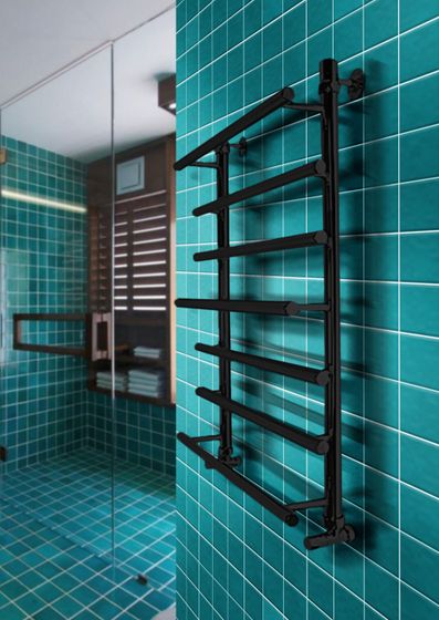 Liticia A - водяной полотенцесушитель с чередующимися разноуровневыми перекладинами