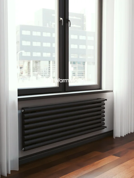 Bareng Monte Z 500 - горизонтальный трубчатый радиатор шириной 500 мм, боковое подключение