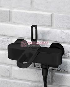 Смеситель для ванны черный Kammel 1801-Bl