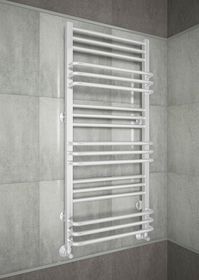 Sorento White - белый полотенцесушитель с чередующимися перекладинами