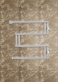 High-Tech White-белый водяной полотенцесушитель из нержавеющей стали.