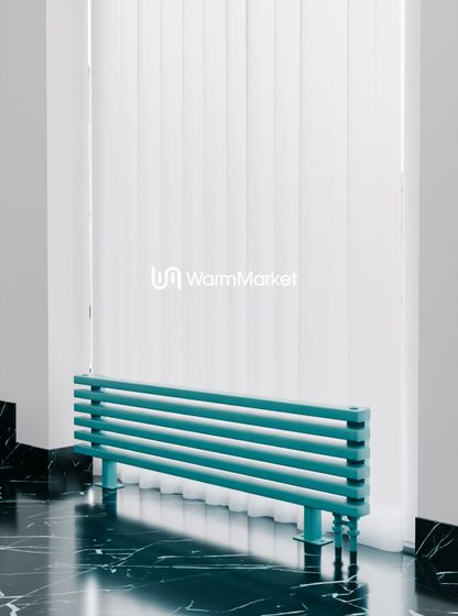 Bareng Select ZN 1000 - напольный трубчатый радиатор шириной 1000 мм, нижнее правое подключение