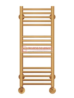 Аврора П16-1- водяной полотенцесушитель, нижнее подключение, цвет бронза