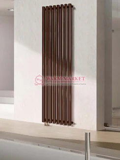 Вертикальный трубчатый радиатор KZTO Garmonia А25 V1 высотой 2034 мм напольного исполнения