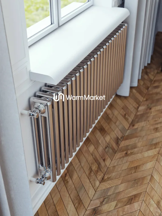 Axxinot Sentir Chrome 3050 - стальной трубчатый радиатор, боковое подключение N12