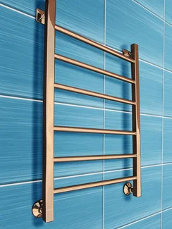 Classic Bronze - бронзовый полотенцесушитель с квадратными вертикалями