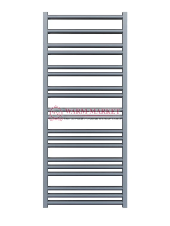 Mandarino Tubo 500х1200 - цветной полотенцесушитель из анодированного алюминия, модель 19/65