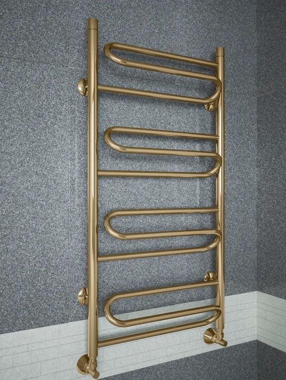 Upiter Bronze - бронзовый полотенцесушитель с увеличенным пространством  для сушки. Бронза