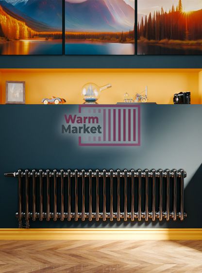 Axxinot Sentir 2020 - стальной трубчатый радиатор, нижнее подключение с термостатикой N69 твв