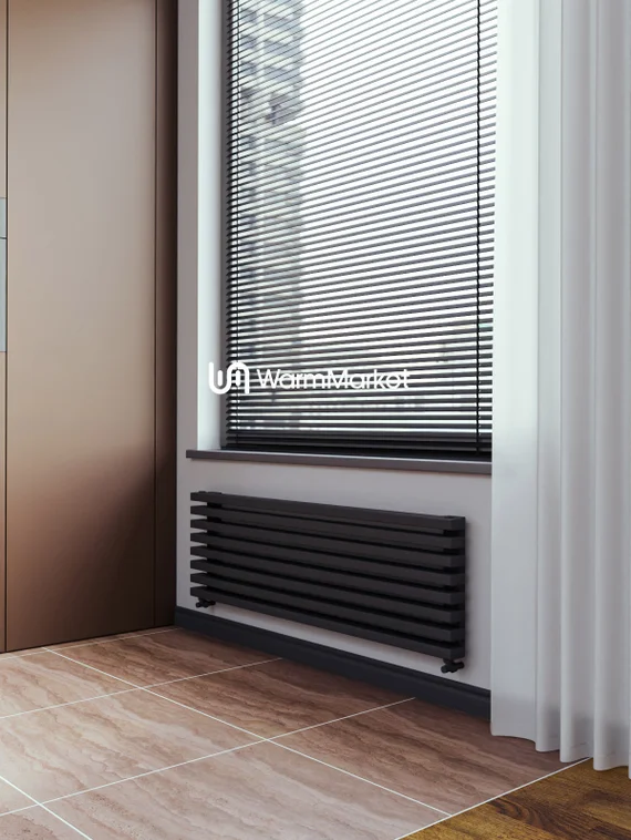 Bareng Select Z 2000 - горизонтальный трубчатый радиатор шириной 2000 мм, нижнее разнесенное подключение