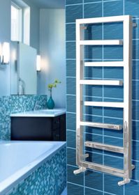 Corsica White - белый дизайн полотенцесушитель оригинальной формы