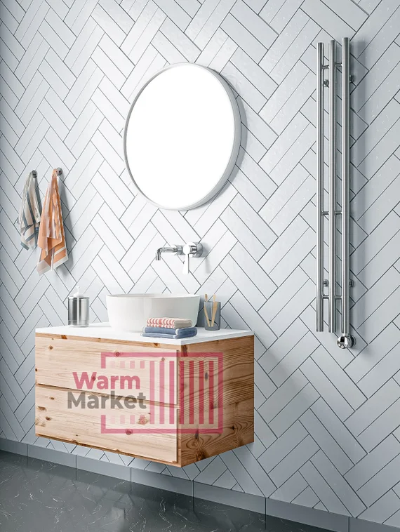 Axxinot Ture 3 E - узкий электрический дизайн полотенцесушитель из нержавеющей стали