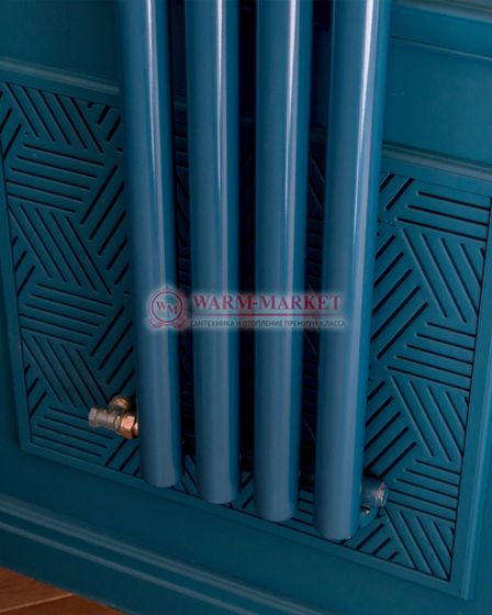 Трубчатый радиатор KZTO Garmonia V1 высотой 1295 мм