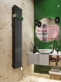 Axxinot Verde 60х60 VE - вертикальный электрический радиатор высотой 1250 мм, 2 секции