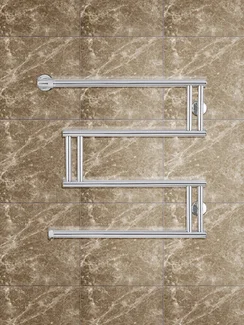 High-Tech White-белый водяной полотенцесушитель из нержавеющей стали.