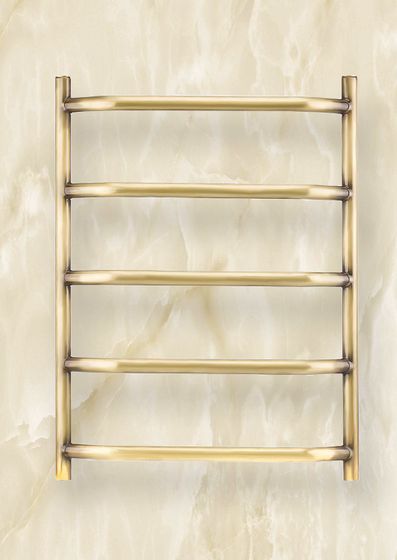 Garsia Aldera - классический полотенцесушитель в форме лесенки цвета бронза