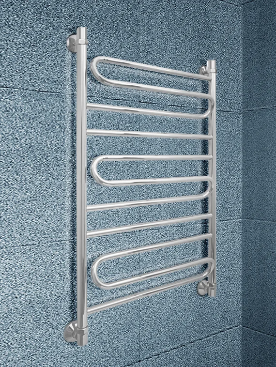 Elegia White - белый водяной полотенцесушитель с эффективно расположенными перекладинами