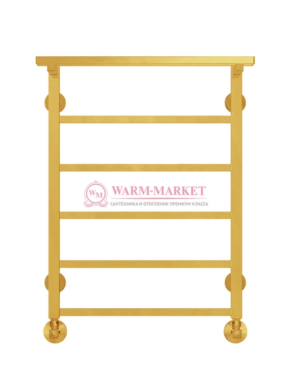 Контур П6-3 - водяной полотенцесушитель с полкой, нижнее подключение