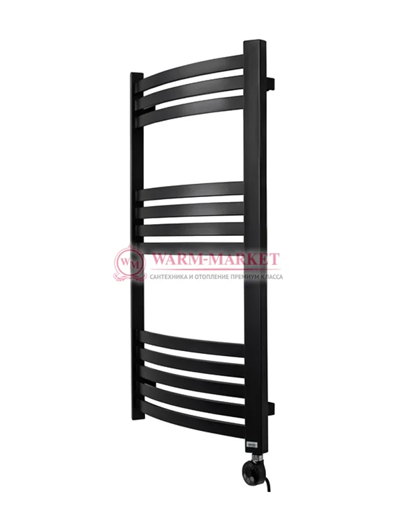 Полотенцесушитель электрический Solent Yarumo SR-018 900х500 П12 черный