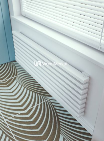 Bareng Select Z 2500 - горизонтальный трубчатый радиатор шириной 2500 мм, нижнее разнесенное подключение