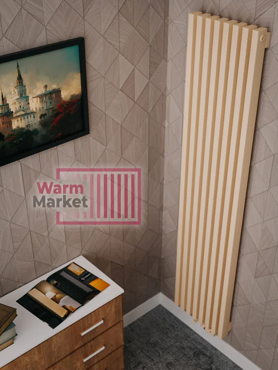 Axxinot Cardea 60х30 V - вертикальный радиатор высотой 1750 мм, 2 секции