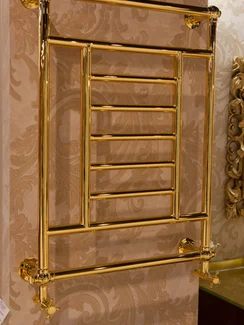 Cezares Salerno Gold - классический полотенцесушитель в стиле ретро