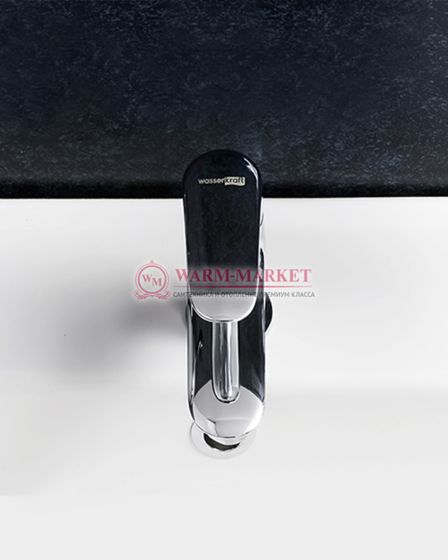 Смеситель для умывальника черный Vils 5603-Bl