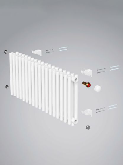 Royal Thermo Shift R 2050 - двухтрубный трубчатый радиатор высотой 500 мм, нижнее подключение