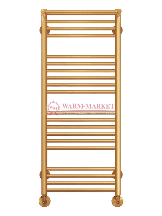 Аврора П20-2 - электрический полотенцесушитель с полкой, цвет бронза