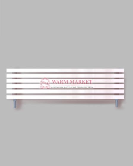 Steel G 40х40 2000 - горизонтальный трубчатый дизайн-радиатор, 6 секций