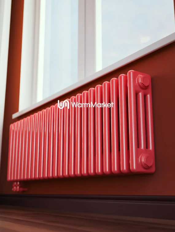 Bareng Softy 3020 - трехтрубный трубчатый радиатор высотой 200 мм, нижнее подключение с термостатикой