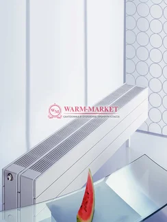 Narbonne 46 142- низкий конвектор высотой 142 мм с боковым подключением