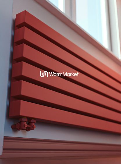 Bareng Livian Z 2500 - горизонтальный трубчатый радиатор шириной 2500 мм, нижнее левое подключение