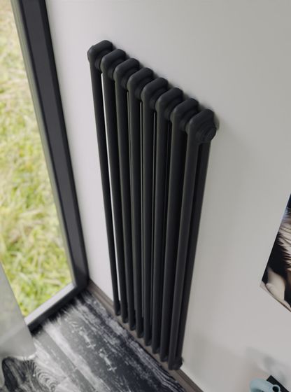 Bronto Pipe 2140 - двухтрубный трубчатый радиатор высотой 1400 мм, нижнее подключение