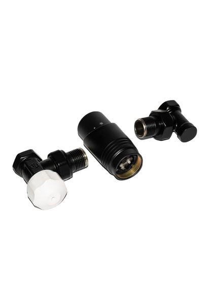 Угловой набор подключения 1/2 Axxinot с термоголовкой Delta