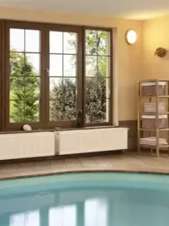 Радиатор Stelrad Compact 21 высотой 300 шириной 2000 мм с боковым подключением