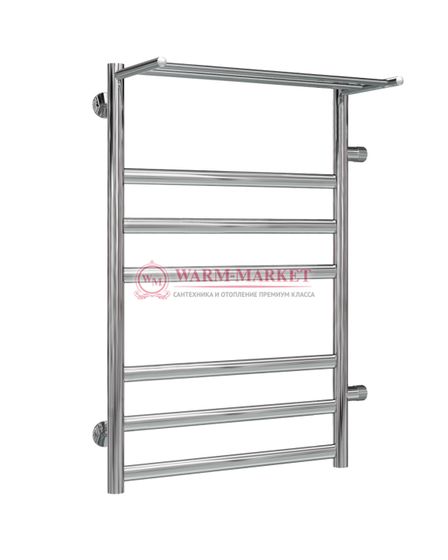 Хендрикс БП П7 - водяной полотенцесушитель, боковое подключение, белый