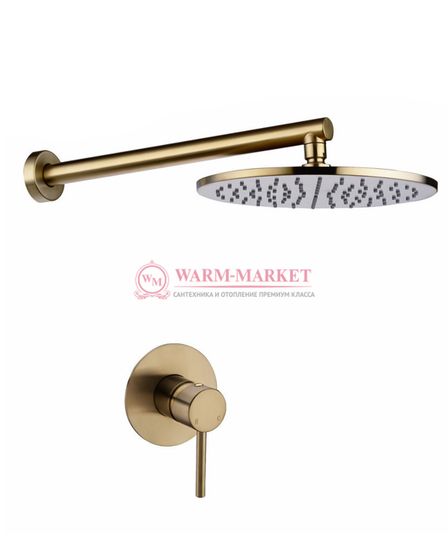 Комплект для душа Warmer Bronze Line 400300-10D