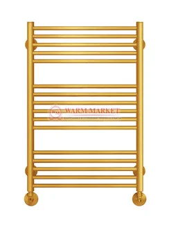 Аврора П16-4 - водяной полотенцесушитель, нижнее подключение, цвет золото