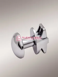 Крючок округлый для полотенцесушителей и радиаторов хромированный.