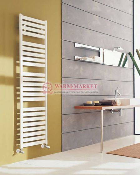 Полотенцесушитель Irsap Velа из нержавеющей стали с горизонтальными овальными трубками