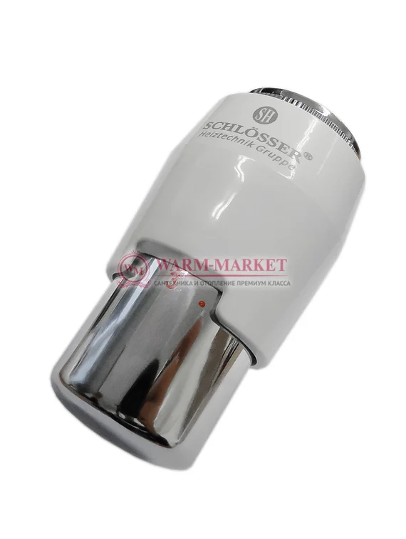 Термостатическая головка Brillant Plus M30x1,5 Белый-Хром