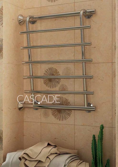 Cascad bronz - бронзовый полотенцесушитель с изгибом, боковое подключение | Фото 2