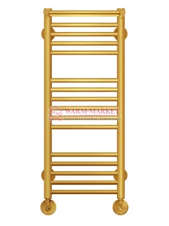 Аврора П16-1- водяной полотенцесушитель с полкой, нижнее подключение, цвет золото