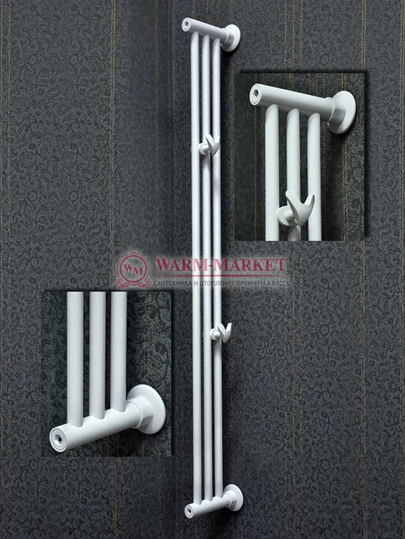 Mini 3 (хорда) - узкий водяной дизайн полотенцесушитель из нержавеющей стали