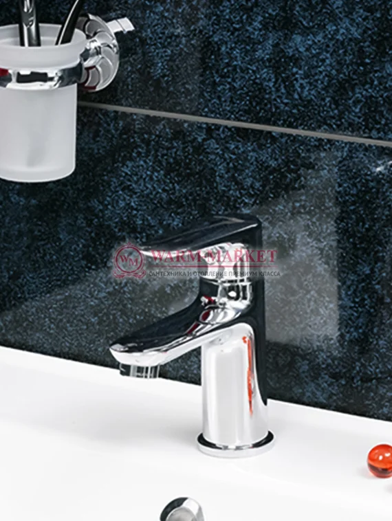 Смеситель для умывальника черный Vils 5603-Bl