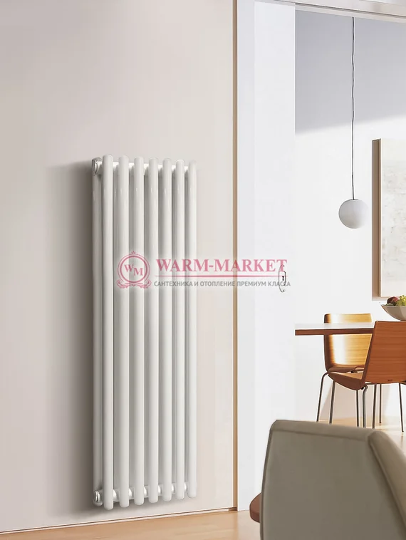 Вертикальный трубчатый радиатор KZTO Garmonia C40 V2 высотой 1557 мм
