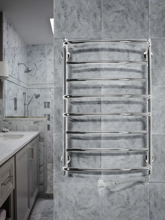 Евромикс - электрический полотенцесушитель с чередующимися перекладинами